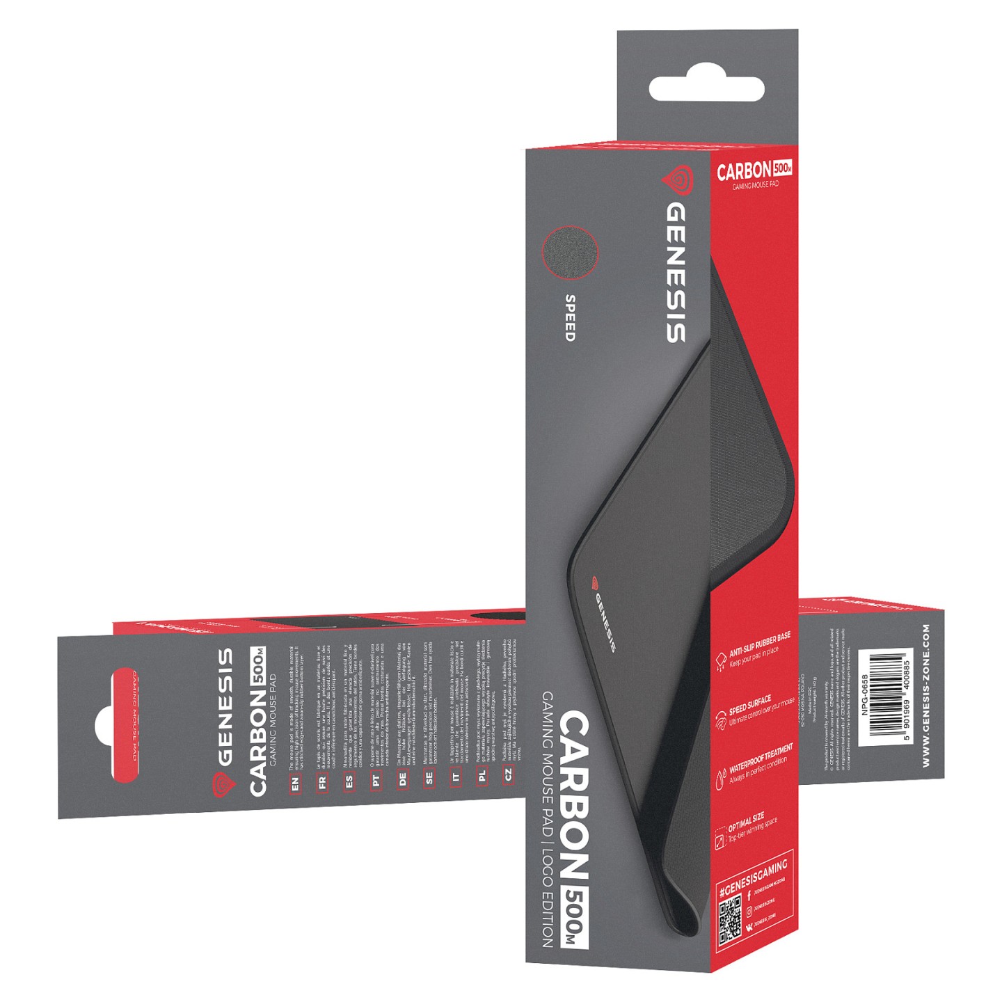 Genesis Mauspad CARBON 500 'LOGO' M (300mm x 250mm) — Buy in Cyprus with Fast Delivery