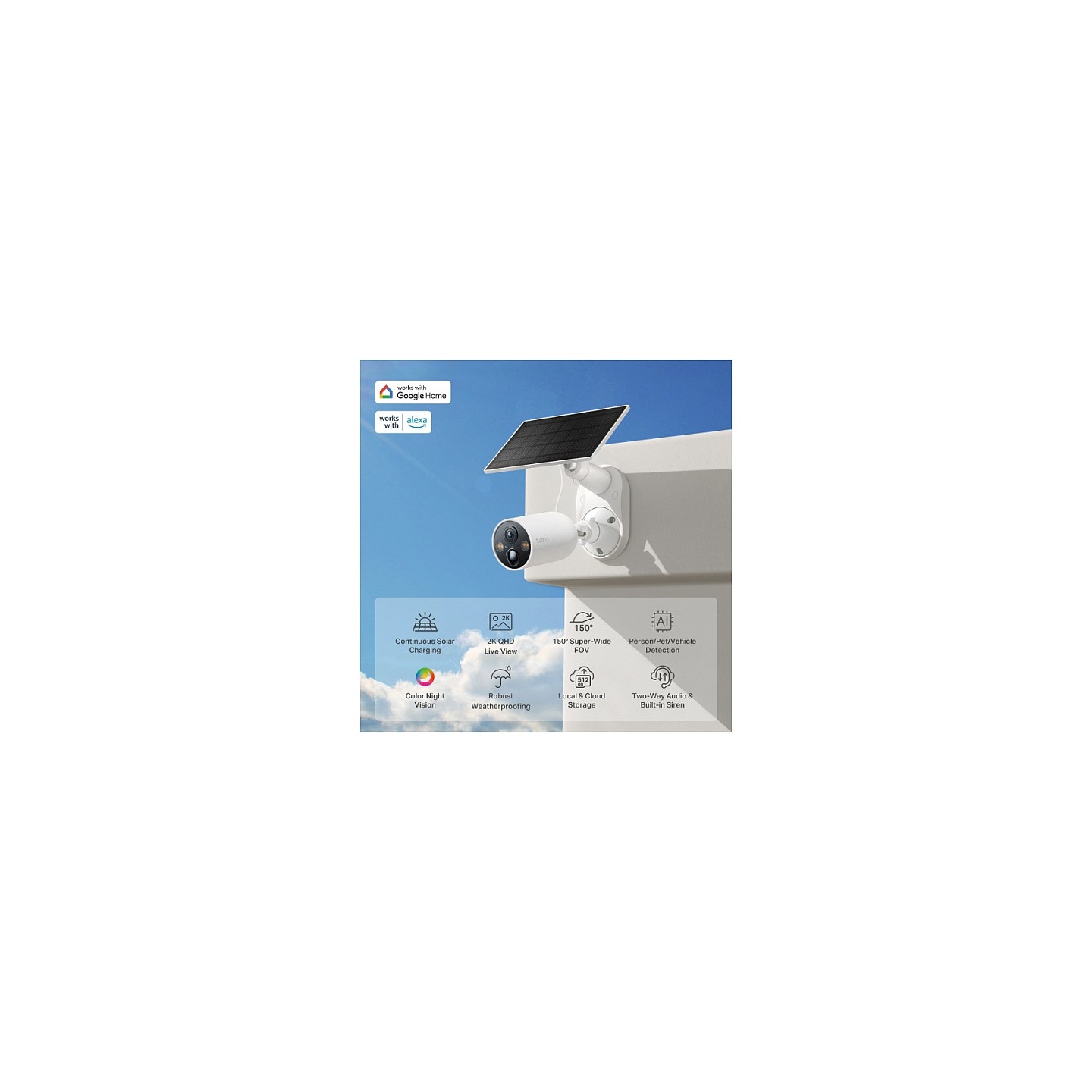 TP-Link Tapo C425 KIT(EU) Solarbetriebene Security Kamera Kit — Buy in Cyprus with Fast Delivery