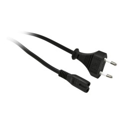 Synergy21 Netzkabel 230V Euro-Stecker Euro8(C7)-Buchse. 1.8m. Black 250V 2.5A. — Buy in Cyprus with Fast Delivery
