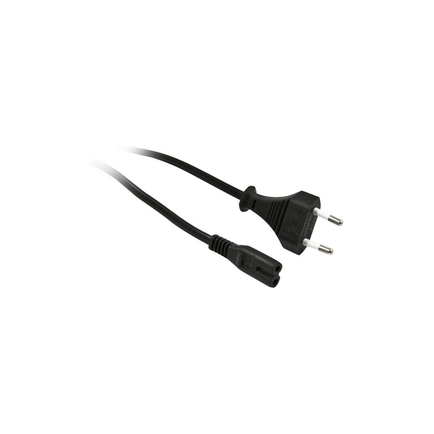 Synergy21 Netzkabel 230V Euro-Stecker Euro8(C7)-Buchse. 1.8m. Black 250V 2.5A. — Buy in Cyprus with Fast Delivery