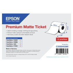 Epson Premium - Matte Etiketten - Rolle (10.2 cm x 50 m) - 1 Rolle(n) - für Epson TM-C3400-LT TM C3500