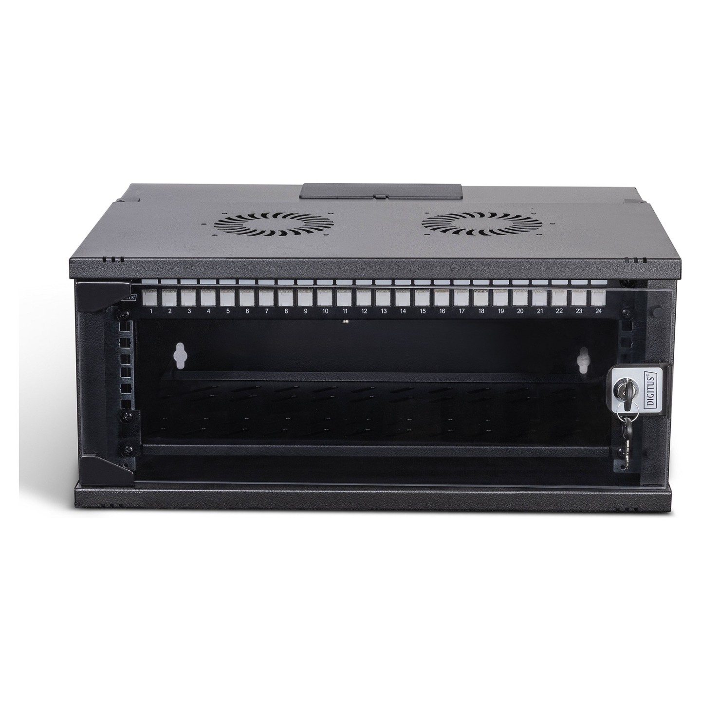 DIGITUS 19' Netzwerk-Set 4HE Wandgehuse und Zubehr schwarz — Buy in Cyprus with Fast Delivery