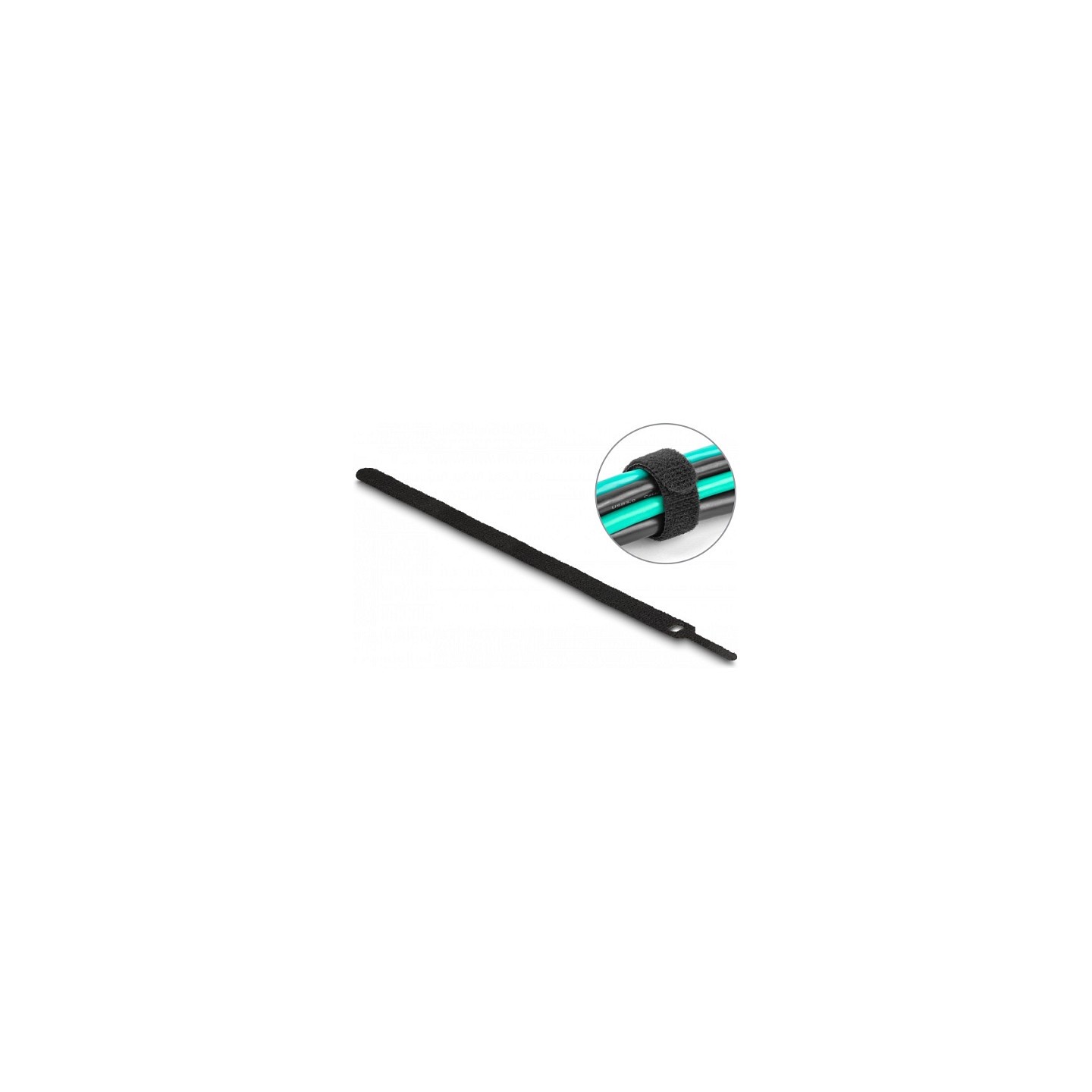 Klett-Kabelbinder L 250 x B 12 mm schwarz 10 Stück — Buy in Cyprus with Fast Delivery