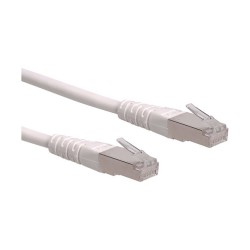 ROLINE Patchkabel Kat.6 Class E S FTP PiMF weiss 1m — Buy in Cyprus with Fast Delivery