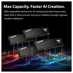PC6000 Patriot 32GB (2x16) Viper Elite 5 Ultra RGB CL28 — Buy in Cyprus with Fast Delivery