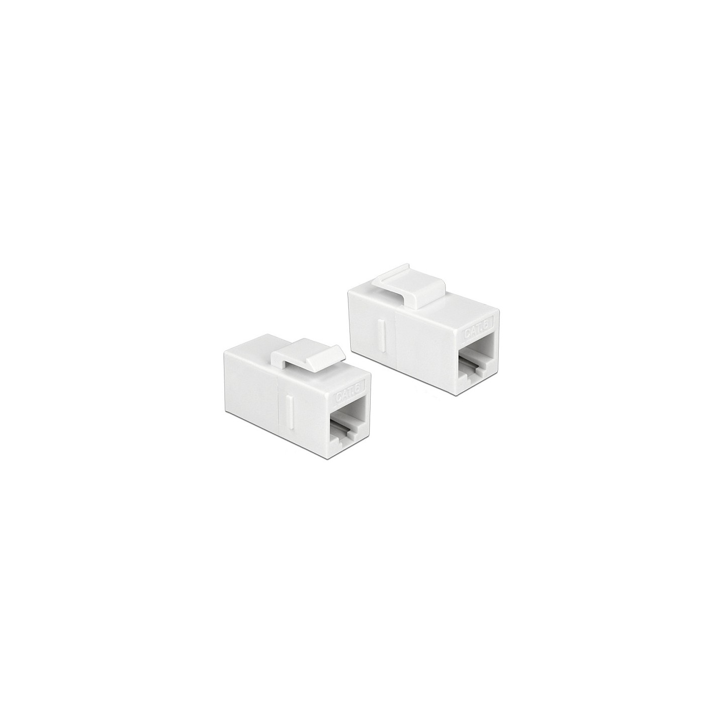 Keystone Modul RJ45 Buchse to RJ45 Buchse Cat.6 UTP weiß — Buy in Cyprus with Fast Delivery