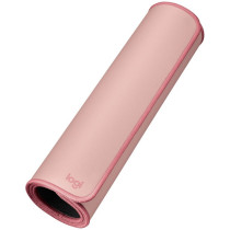 Logitech Studio Series Desk Mat - Dark Rose Pink, Spill-Resistant Nylon/Polyester, 700×300×2 mm