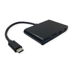 VALUE USB 3.2 Gen 2 Hub. 4fach (2x A+ 2x C). Typ C Anschlusskabel — Buy in Cyprus with Fast Delivery