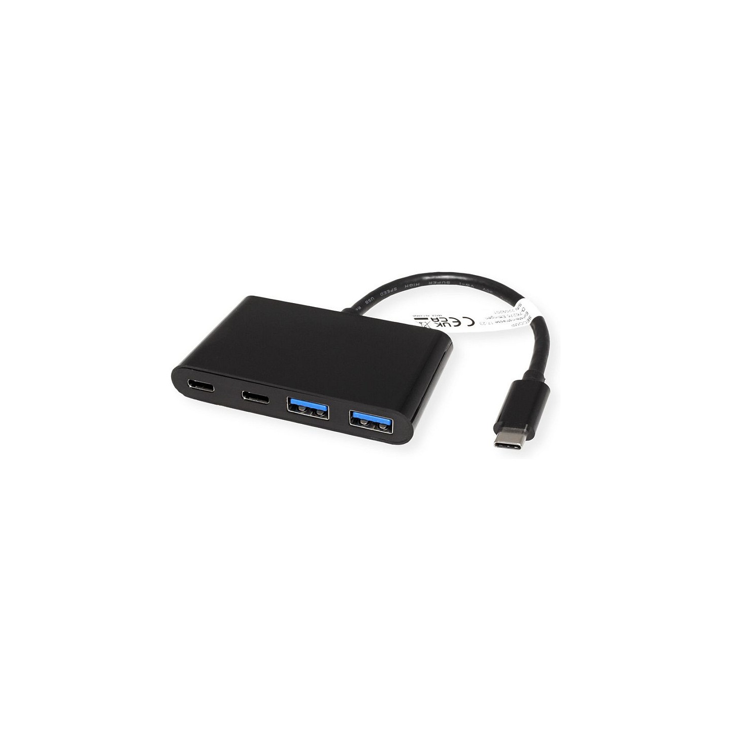 VALUE USB 3.2 Gen 2 Hub. 4fach (2x A+ 2x C). Typ C Anschlusskabel — Buy in Cyprus with Fast Delivery