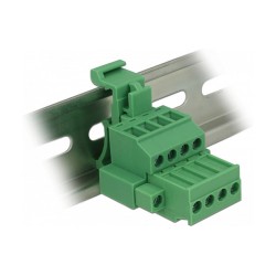 Terminalblock Set für Hutschienen 4 Pin mit Schraubverriegelung — Buy in Cyprus with Fast Delivery