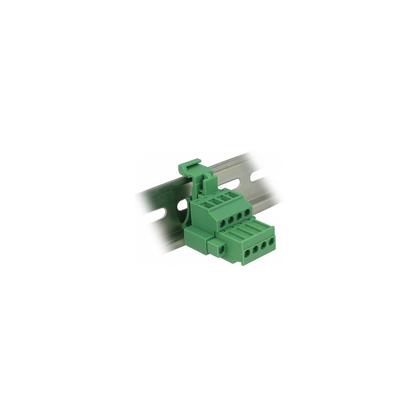 Terminalblock Set für Hutschienen 4 Pin mit Schraubverriegelung — Buy in Cyprus with Fast Delivery