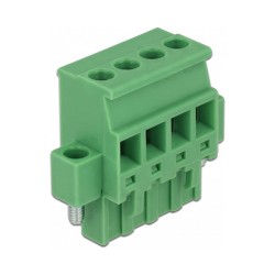Terminalblock Set für Hutschienen 4 Pin mit Schraubverriegelung — Buy in Cyprus with Fast Delivery