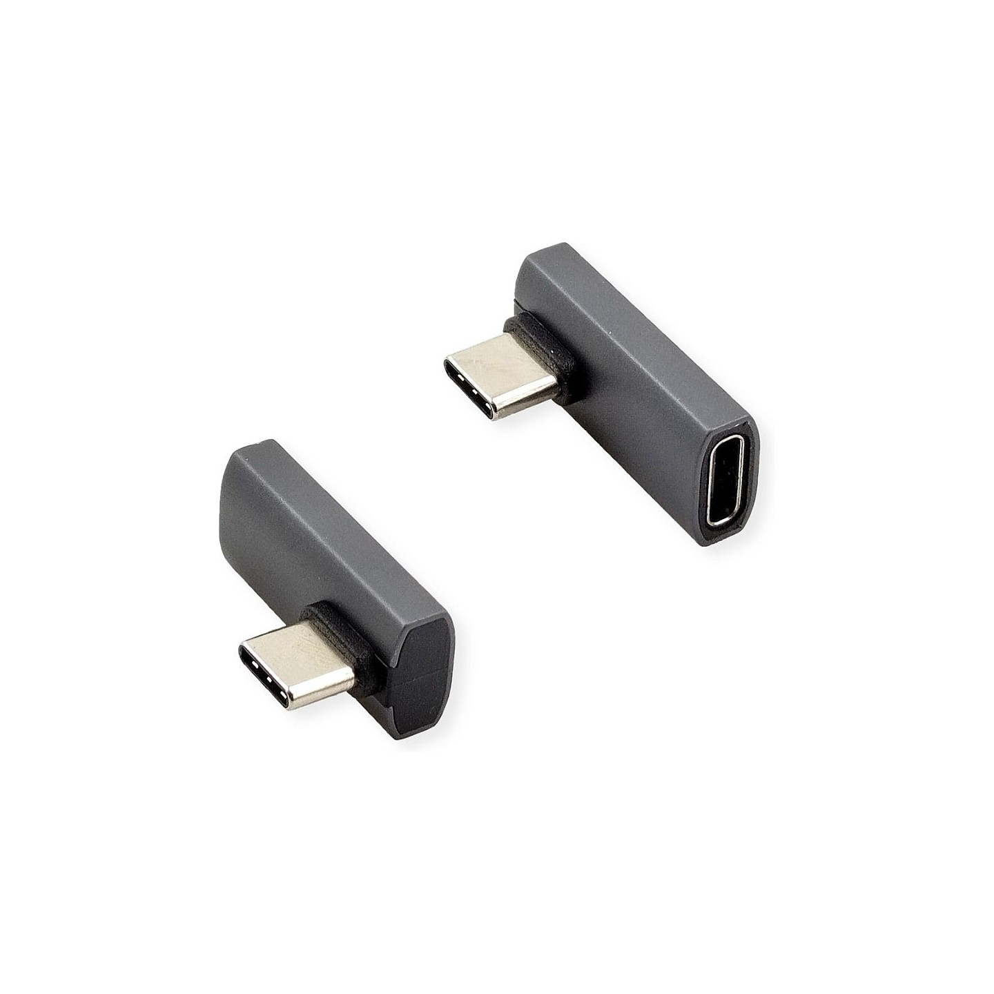 ROLINE USB4 Gen 3x2 Adapter Typ C ST BU. Aluminium. 90. gedreht. silberfarben — Buy in Cyprus with Fast Delivery