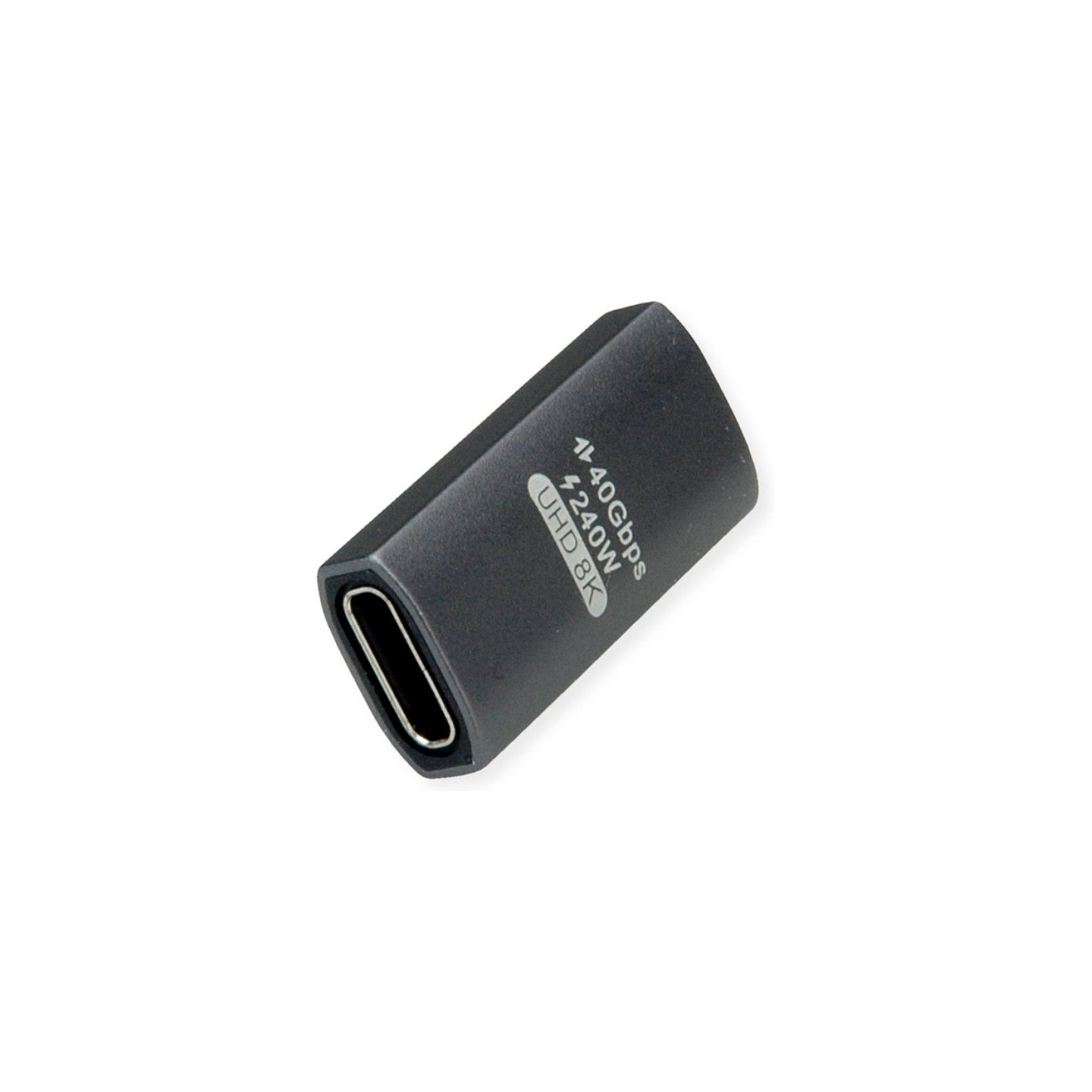 ROLINE USB4 Gen 3x2 Adapter Typ C ST BU. Aluminium. 90. gedreht. silberfarben — Buy in Cyprus with Fast Delivery