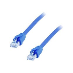 Equip Patchkabel Cat8.1 S FTP 2xRJ45 0.50m blau LSZH Polybeutel — Buy in Cyprus with Fast Delivery
