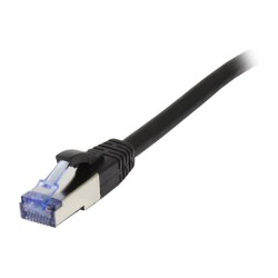 Synergy21 Patchkabel RJ45. CAT6A 500Mhz. 7.5m. schwarz. S-STP(S FTP). Komponent getestet(GHMT certified). AWG26.