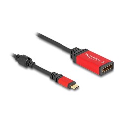 DELOCK USB Type-C zu DisplayPort Adapter DP Alt Mode 8K 30 Hz mit HDR Funktion rot — Buy in Cyprus with Fast Delivery