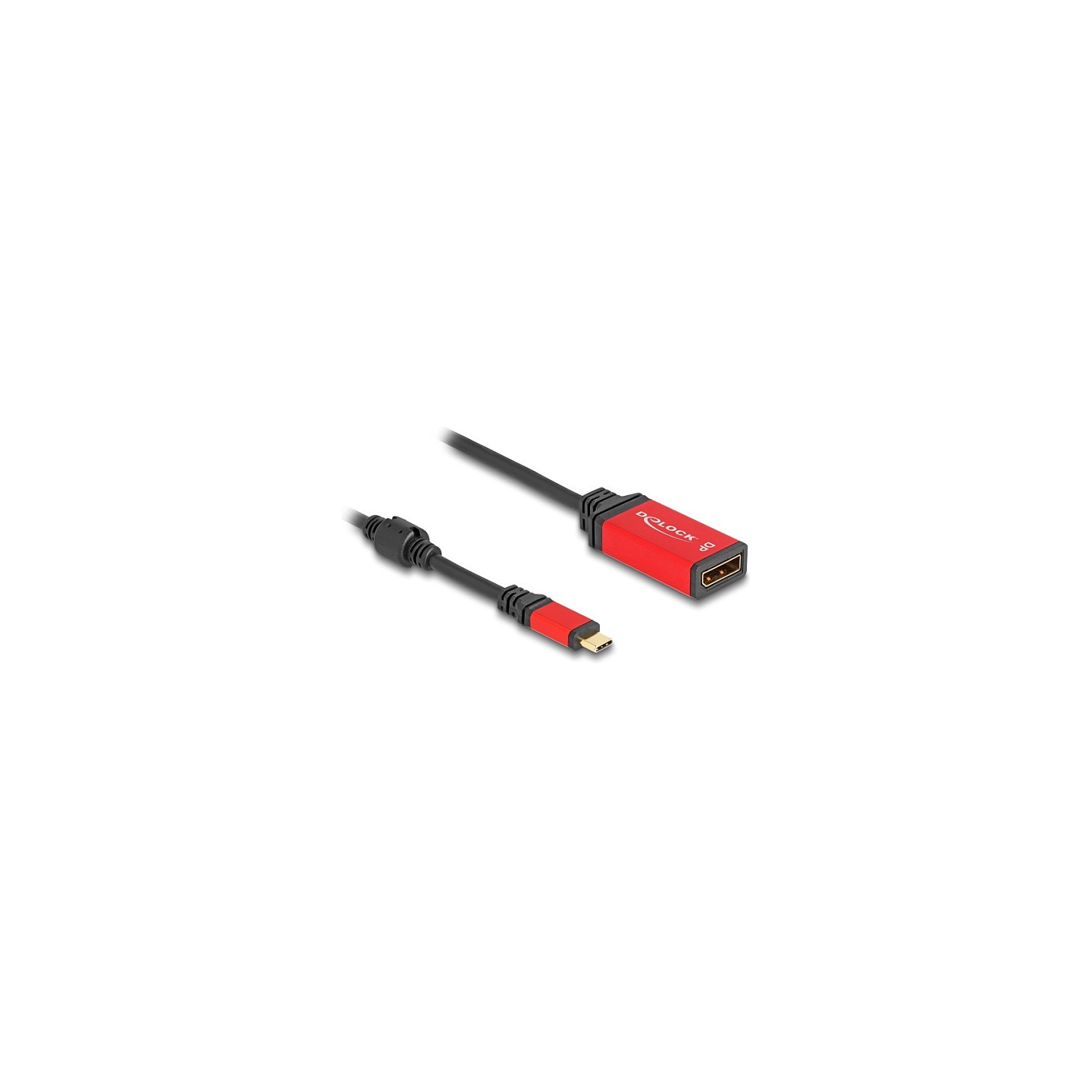 DELOCK USB Type-C zu DisplayPort Adapter DP Alt Mode 8K 30 Hz mit HDR Funktion rot — Buy in Cyprus with Fast Delivery