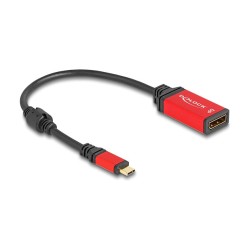 DELOCK USB Type-C zu DisplayPort Adapter DP Alt Mode 8K 30 Hz mit HDR Funktion rot — Buy in Cyprus with Fast Delivery