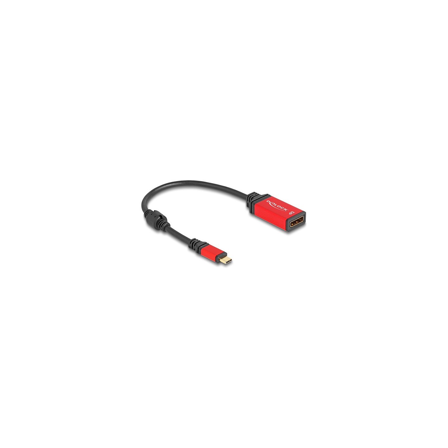 DELOCK USB Type-C zu DisplayPort Adapter DP Alt Mode 8K 30 Hz mit HDR Funktion rot — Buy in Cyprus with Fast Delivery