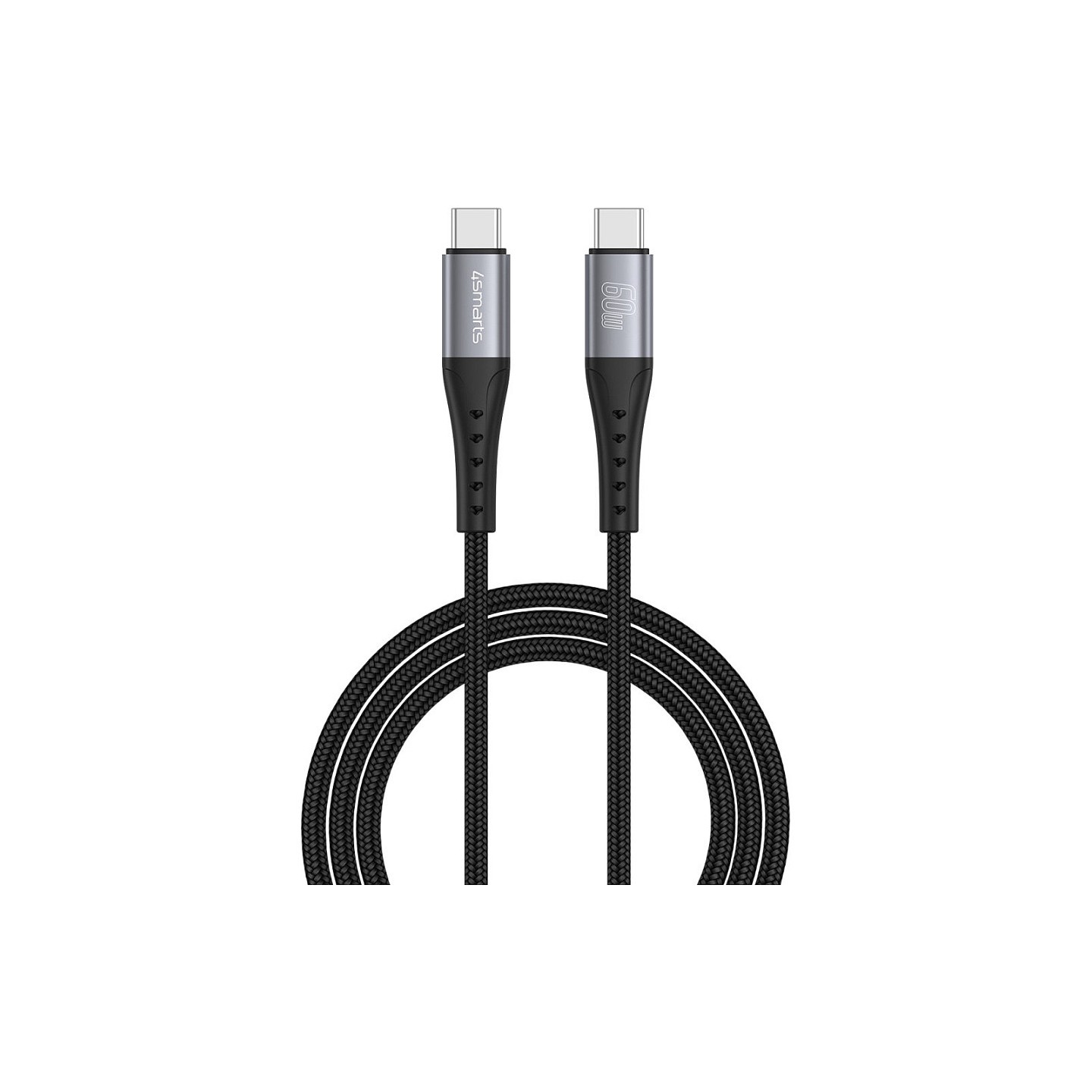 4smarts USB-C Kabel PrimeCord 60W 1.5m. schwarz — Buy in Cyprus with Fast Delivery