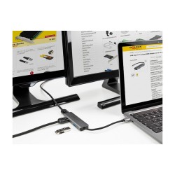 DELOCK USB Type-C zu Dual HDMI Adapter mit 4K 60Hz und USB Port — Buy in Cyprus with Fast Delivery