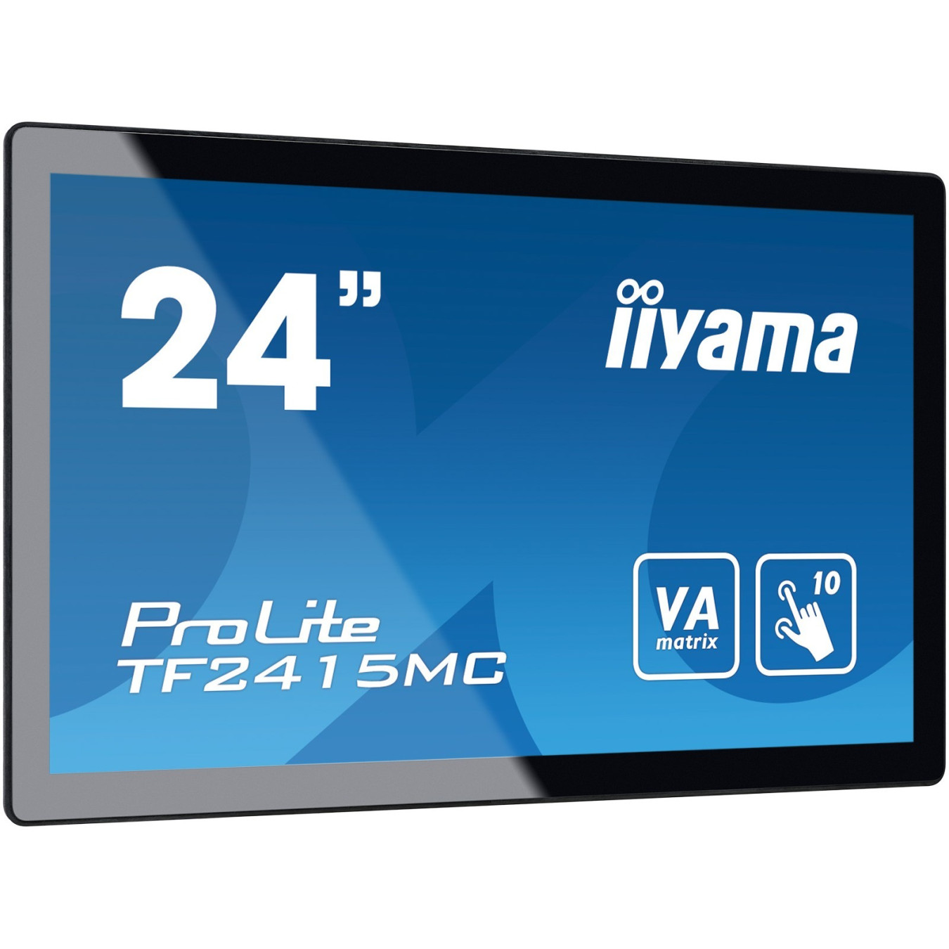 iiyama ProLite TF2415MC-B2 - 23.8" PCAP Multi-Touch Open Frame Monitor, Full HD, HDMI & DisplayPort, Black