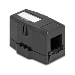 Keystone Leergehäuse 1 Port mit magnetischer Unterseite. schwarz — Buy in Cyprus with Fast Delivery