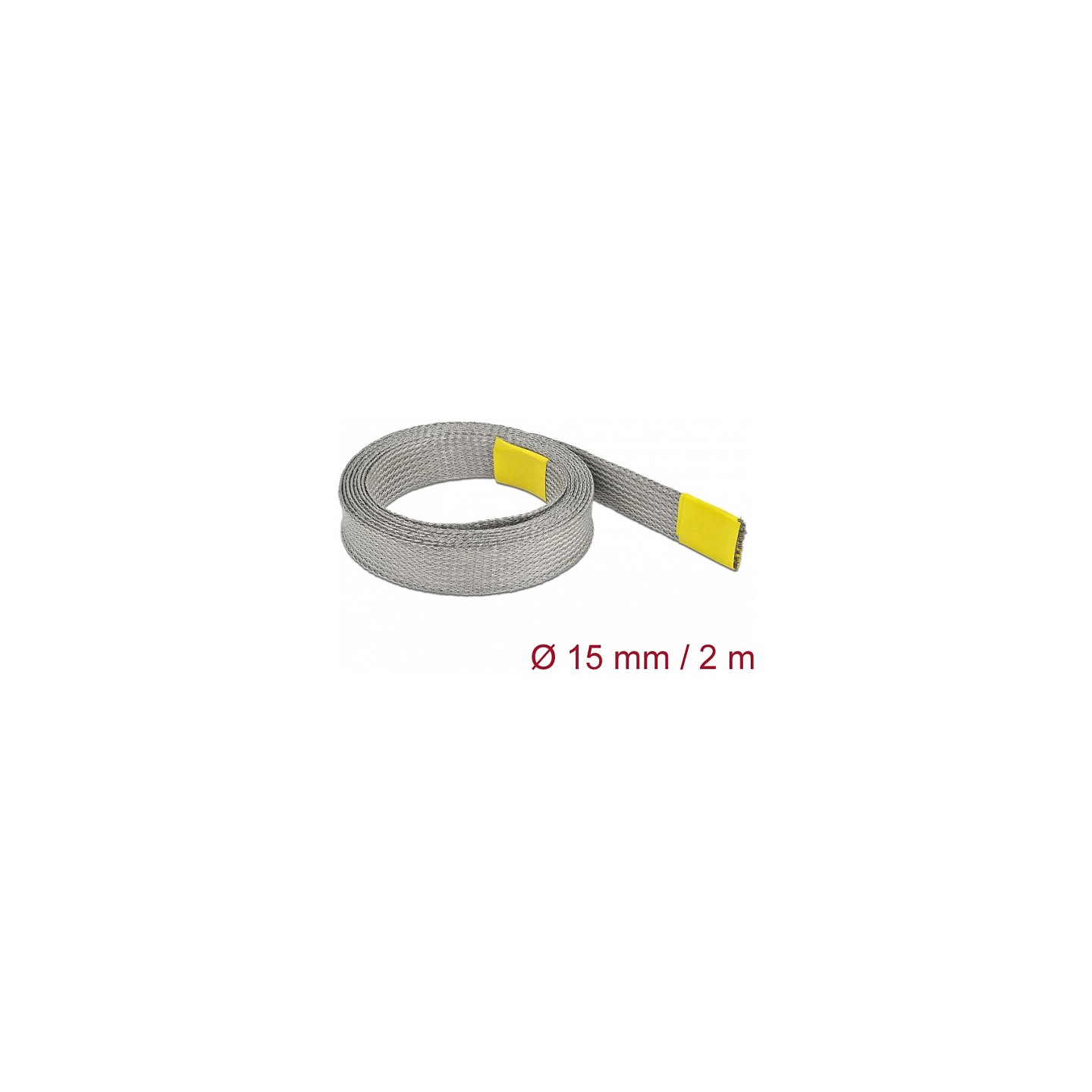 Geflechtschlauch zur EMV Abschirmung dehnbar 2 m x 15 mm — Buy in Cyprus with Fast Delivery