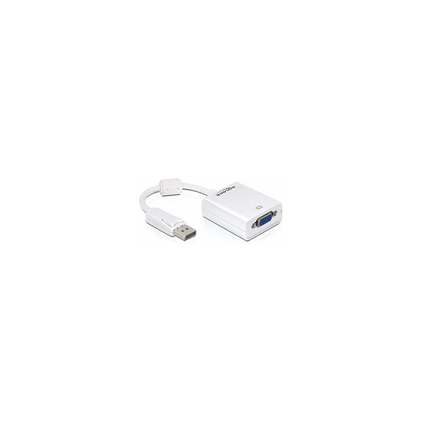 DELOCK Adapter Displayport-St to VGA-Bu weiss — Buy in Cyprus with Fast Delivery
