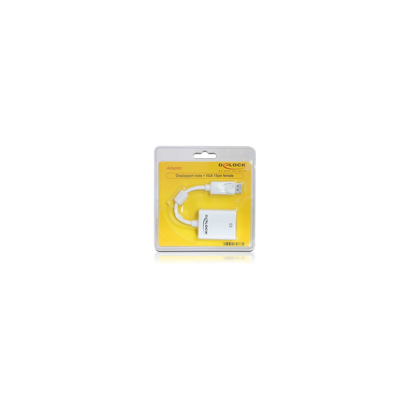 DELOCK Adapter Displayport-St to VGA-Bu weiss — Buy in Cyprus with Fast Delivery