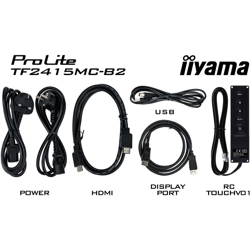 Buy iiyama ProLite TF2415MC-B2 - 23.8" PCAP Multi-Touch Open Frame Monitor, Full... in Cyprus, Nicosia, Limassol, Larnaka, Pafos
