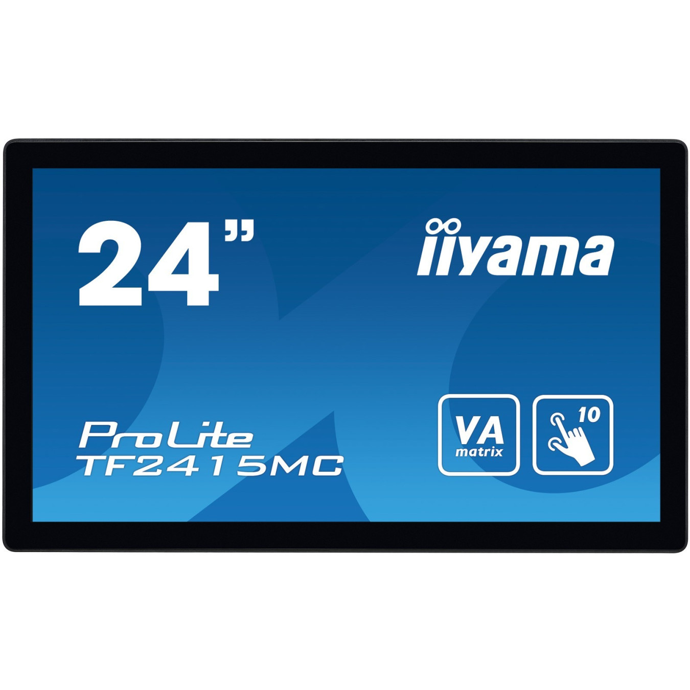 iiyama ProLite TF2415MC-B2 - 23.8" PCAP Multi-Touch Open Frame Monitor, Full HD, HDMI & DisplayPort, Black