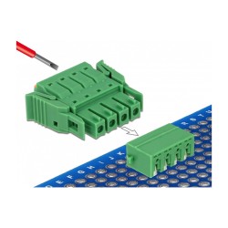 Terminalblock Set für Platine 4 Pin 3.81 mm Rastermaß horizontal — Buy in Cyprus with Fast Delivery