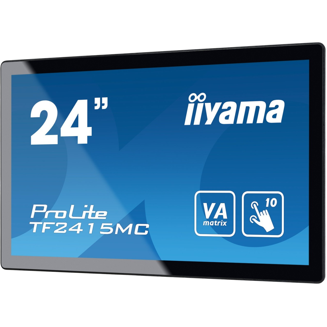 iiyama ProLite TF2415MC-B2 - 23.8" PCAP Multi-Touch Open Frame Monitor, Full HD, HDMI & DisplayPort, Black