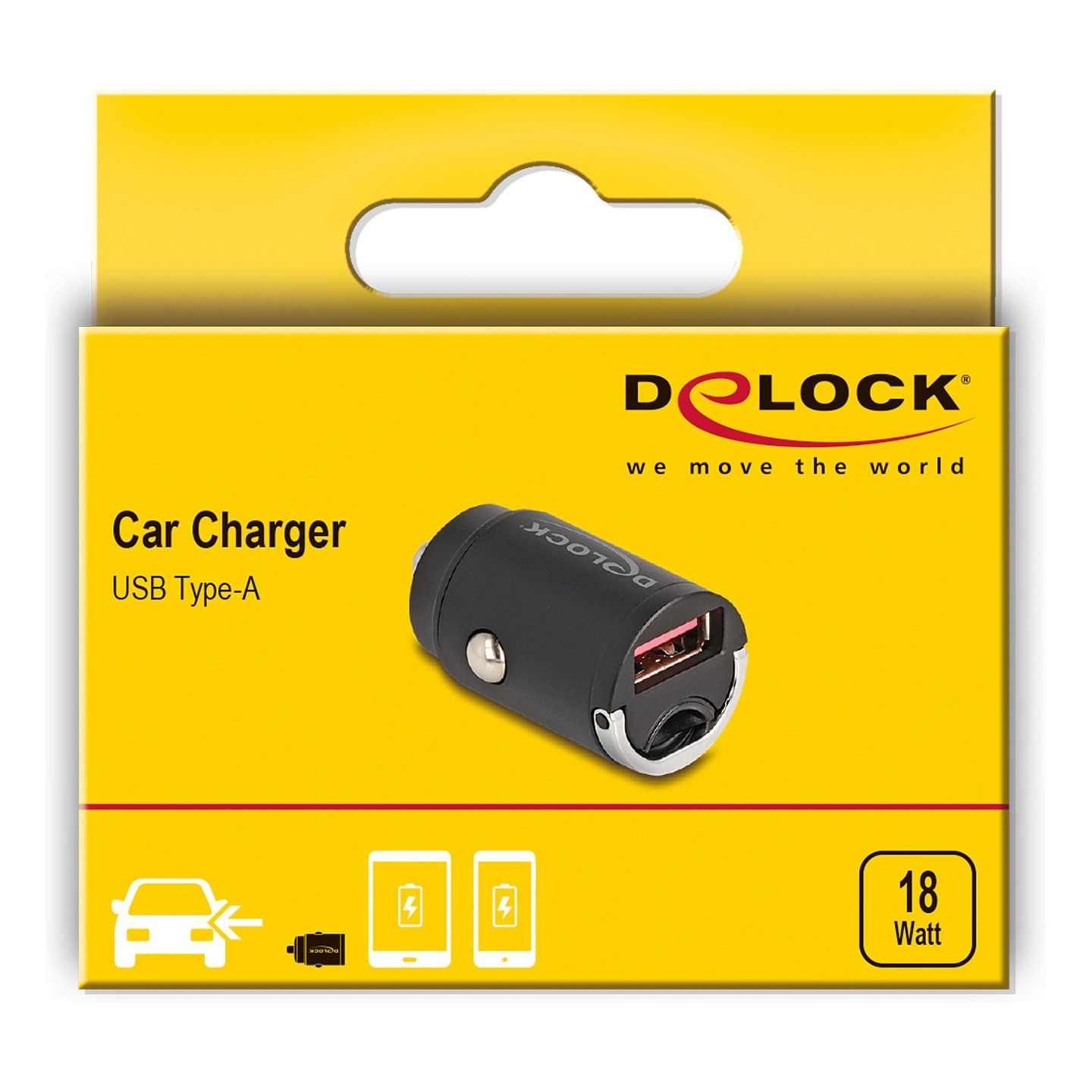 Mini Kfz Ladeadapter USB Typ-A mit 18 W — Buy in Cyprus with Fast Delivery