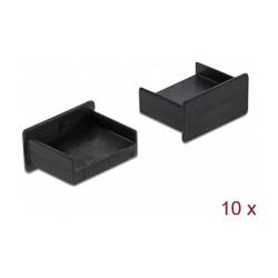 Staubschutz für USB Typ-A Buchse ohne Griff 10 Stück schwarz — Buy in Cyprus with Fast Delivery