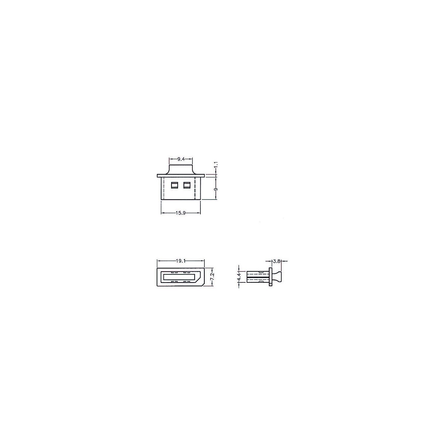 DELOCK Staubschutz fur Displayport Buchse mit Griff 10 Stuck schwarz — Buy in Cyprus with Fast Delivery