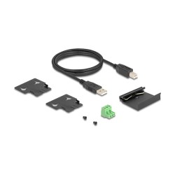 Industrie Hub 7 x USB 2.0 Typ-A mit 15 kV ESD Schutz und Hutschienenbefestigung — Buy in Cyprus with Fast Delivery