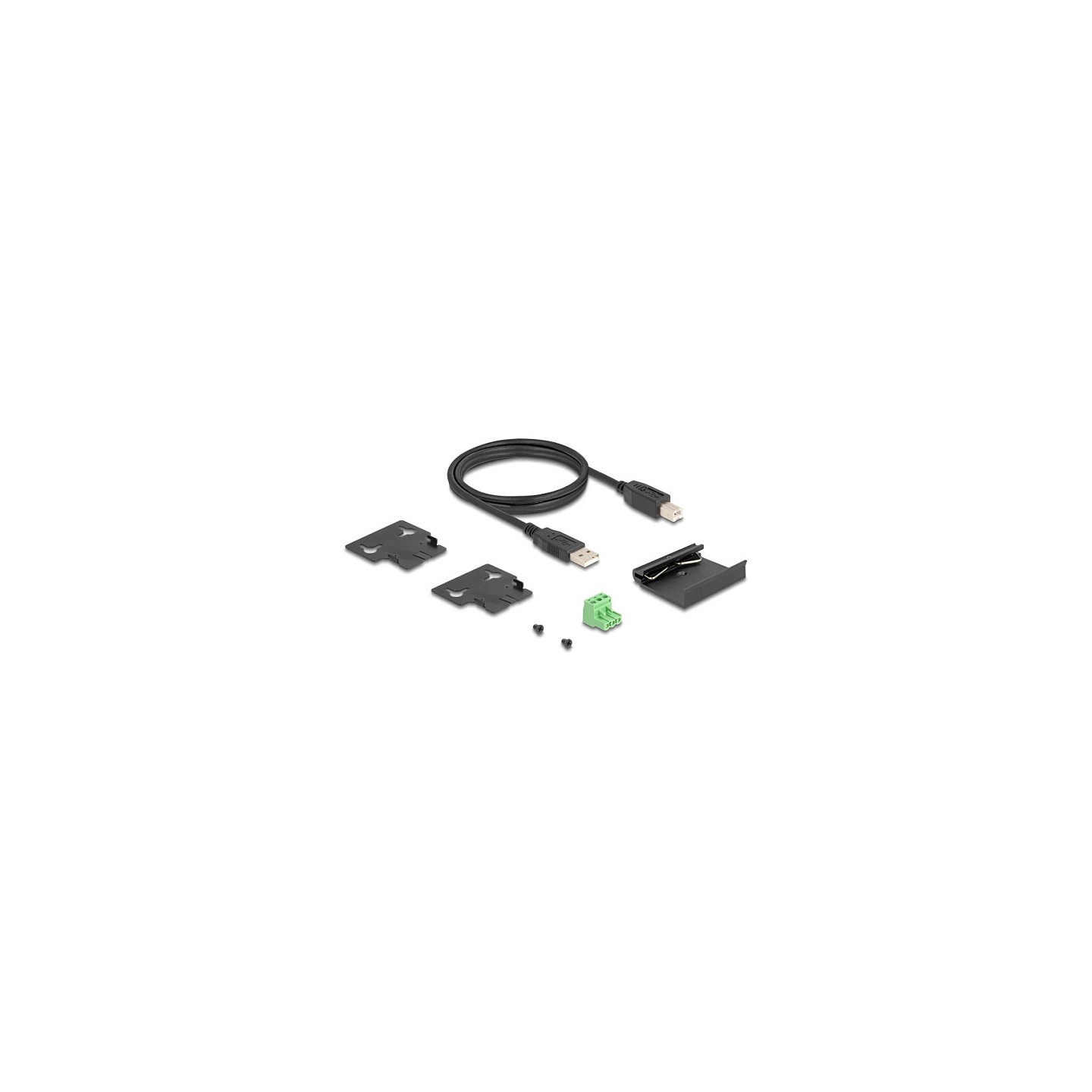 Industrie Hub 7 x USB 2.0 Typ-A mit 15 kV ESD Schutz und Hutschienenbefestigung — Buy in Cyprus with Fast Delivery