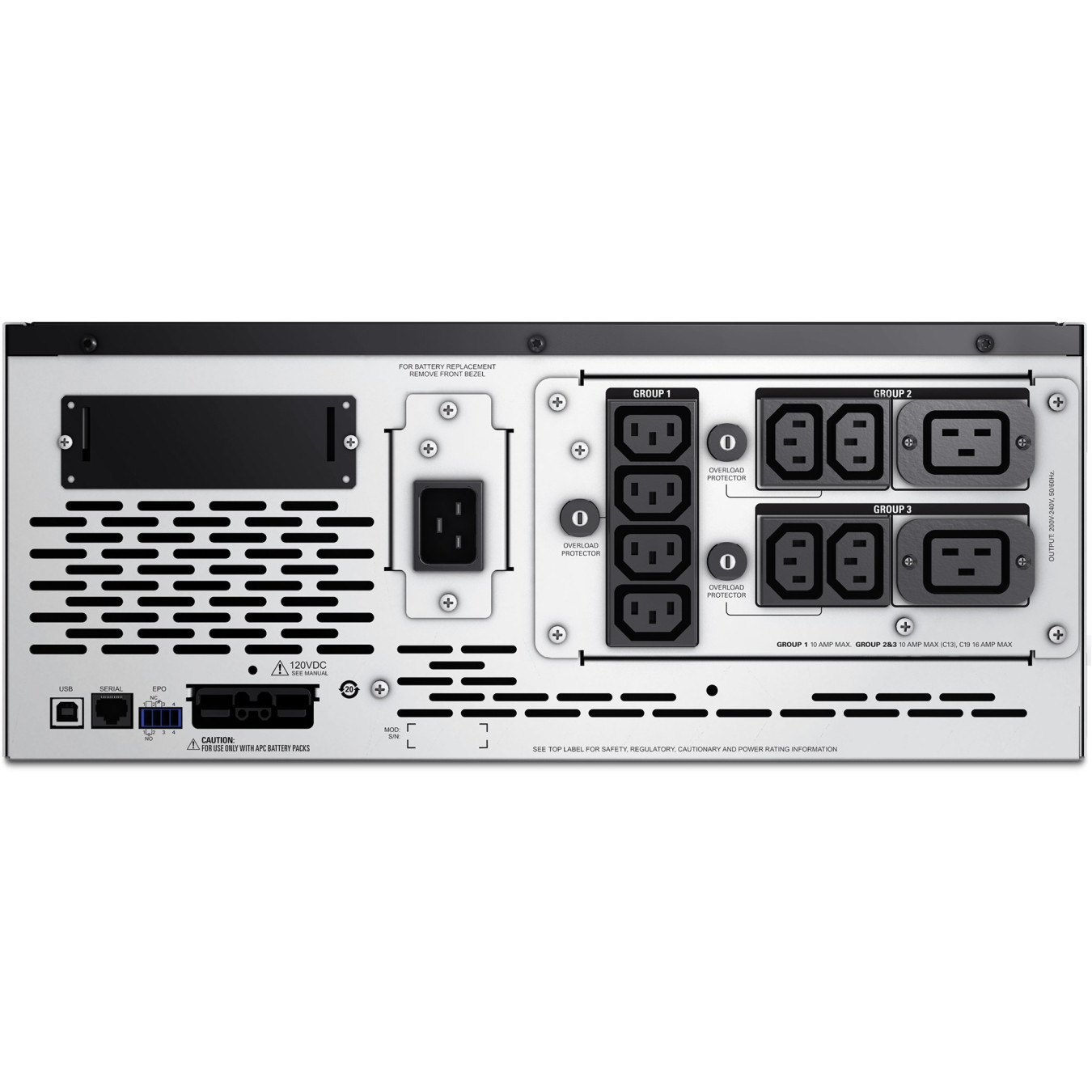 APC Smart-UPS X SMX3000HV - 3000VA (2700W) Rack/Tower UPS, LCD, Black/Stainless Steel, C13+C19 outlets