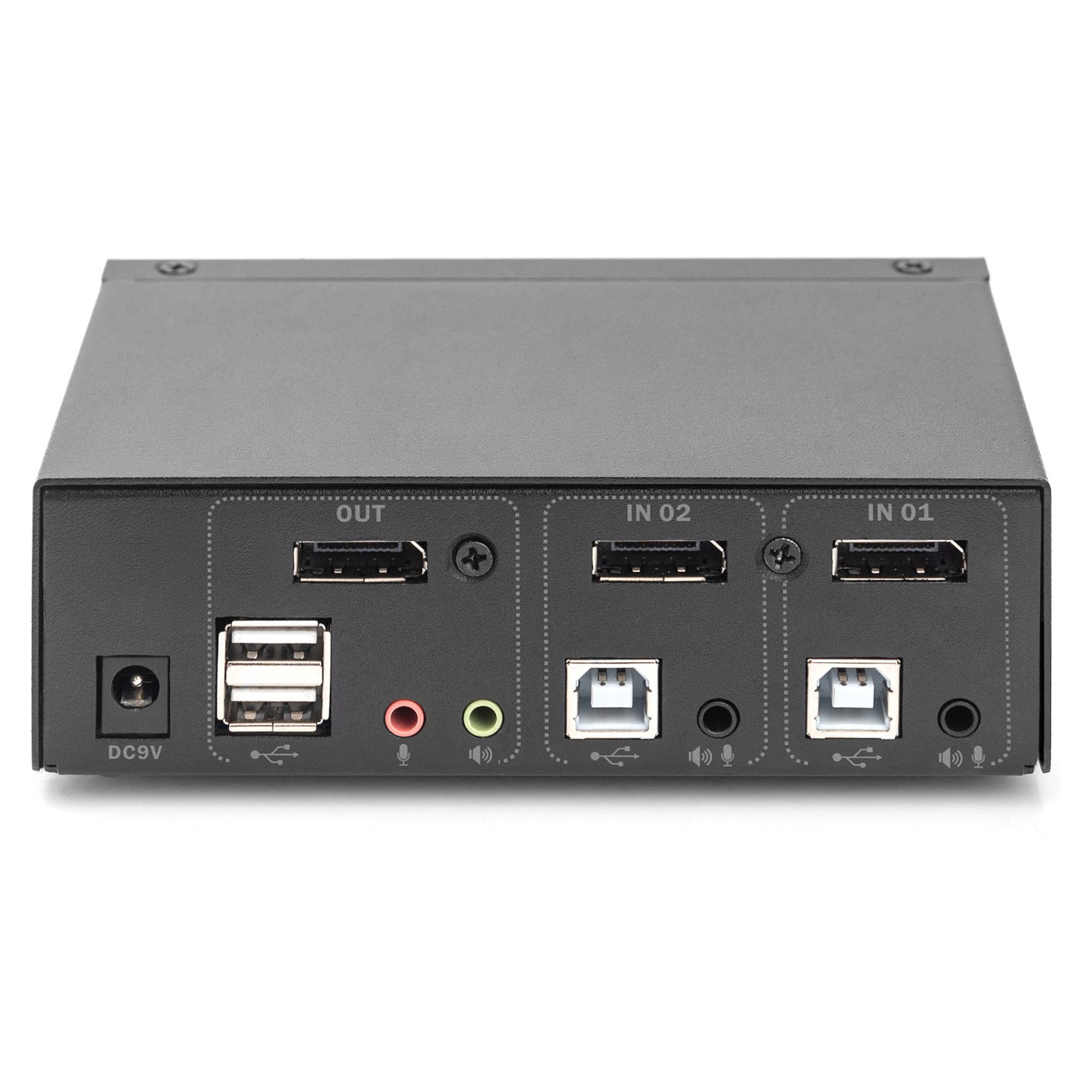 Digitus KVM Switch DisplayPort 2x1 (schwarz) — Buy in Cyprus with Fast Delivery