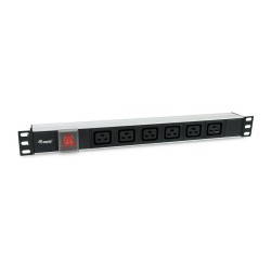 Equip Steckdosenleiste 1U 6xIEC C19. Ein u. Ausschalter sw — Buy in Cyprus with Fast Delivery