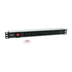 Equip Steckdosenleiste 1U 6xIEC C19. Ein u. Ausschalter sw — Buy in Cyprus with Fast Delivery