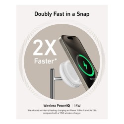 Anker MagGo Wireless Charging Station 3-in-1 faltbar white — Buy in Cyprus with Fast Delivery