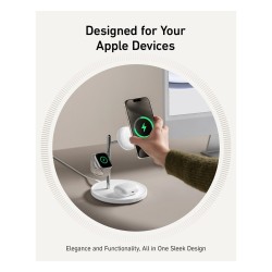 Anker MagGo Wireless Charging Station 3-in-1 faltbar white — Buy in Cyprus with Fast Delivery