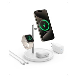Anker MagGo Wireless Charging Station 3-in-1 faltbar white — Buy in Cyprus with Fast Delivery
