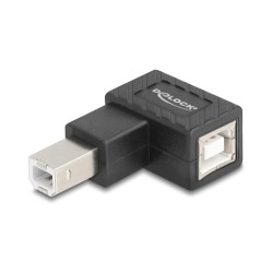 DELOCK Adapter USB 2.0 B Stecker zu B Buchse 90° rechts gew. — Buy in Cyprus with Fast Delivery