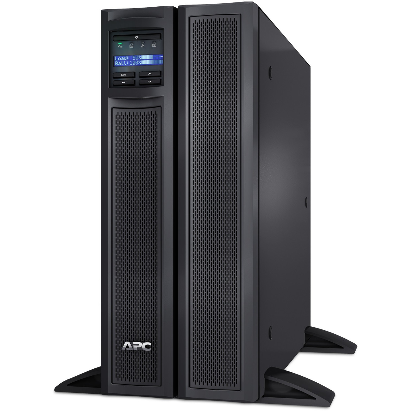 APC Smart-UPS X SMX3000HV - 3000VA (2700W) Rack/Tower UPS, LCD, Black/Stainless Steel, C13+C19 outlets
