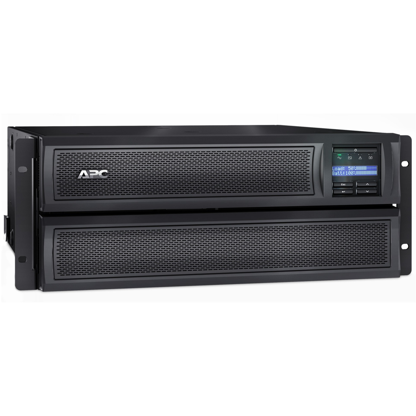 APC Smart-UPS X SMX3000HV - 3000VA (2700W) Rack/Tower UPS, LCD, Black/Stainless Steel, C13+C19 outlets
